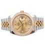 Rolex Datejust 36mm 116243 18K Gold & Steel Champagne Jubilee Diamond Dial Watch
