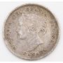 1899 Canada 5 cents silver coin VF+