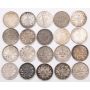 20X 1902 Canada 5 cent silver coins 20-coins Good to Fine condition