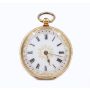 14K yg Ladies key wind pocket watch 26.91g diameter 1.75 inches circa 1900 