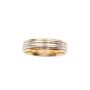 18K yellow gold and Platinum Mens Wedding Ring 8.61 grams Size 11