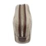 ROLEX Beige/Brown Leather Bag Zipper Mini Pouch VIP Gift Made in Italy, Authentic