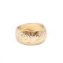 NWC Northwest Coast 14K yg ring Kevin Thompson Eagle Salmon 6.9g Size-6.5