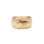 NWC Northwest Coast 14K yg ring Kevin Thompson Eagle Salmon 6.9g Size-6.5