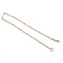 10K yg Ladies ECCO pocket watch chain 7.74 grams 13.25 inches circa 1900