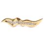 Brinkhaus 18K Yellow Gold Brooch .54cts Diamonds 