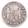 1788 IJ Peru 1 real silver coin VG/F bent