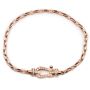 FRED 18k Rose Gold Medium Bracelet Force 10 Full Pave 34x Diamonds 