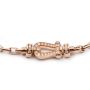 FRED 18k Rose Gold Medium Bracelet Force 10 Full Pave 34x Diamonds 