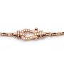 FRED 18k Rose Gold Medium Bracelet Force 10 Full Pave 34x Diamonds 