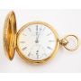 16K Gold Verge Fusee pocket watch Geo.S.Sanford Bridgeport CT 134.7 grams