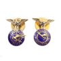Lufthansa Third Reich 14K gold pins 500,000 kilometers & 1st Atlantic crossing 
