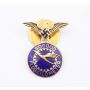 Lufthansa Third Reich 14K gold pins 500,000 kilometers & 1st Atlantic crossing 