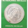 1973 Netherlands Antilles $25 silver coin Mint Sealed Specimen 