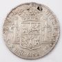 1775 PTS Bolivia 8 Reales 26.83 grams VF small square nail hole