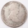 1821 PTS PJ Bolivia 8 Reales silver coin KM84 26.87g VF