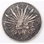 1891 Mo AM Mexico 8 Reales silver coin 26.98 grams Chop marks