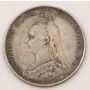 1887 Great Britain 6 pence Shield and Garter VF