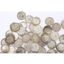 100x Great Britain 3 pence silver coins 1926-43  100-circulated coins