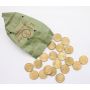 20x Great Britain 3 Pence coins in Bank of Jamaica period package AU/UNC