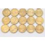 20x Great Britain 3 Pence coins in Bank of Jamaica period package AU/UNC