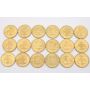 18x 1962 Jamaica Pennies 18-coins AU/UNC