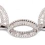 4.95ct tcw 495 x Diamonds white gold slide pendant 