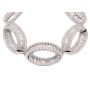 4.95ct tcw 495 x Diamonds white gold slide pendant 