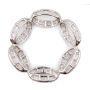 4.95ct tcw 495 x Diamonds white gold slide pendant 