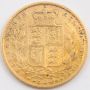 1852 Great Britain gold sovereign coin F+