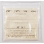 1955 Canada 50 cents ICCS Graded MS63