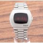 Pulsar P2 RED LED Digital Time Computer James Bond 007 Vintage Watch with box
