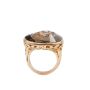 Pomellato Rose Gold Arabesque 10ct Smokey Quartz Cocktail Ring, Size 8 US / 57