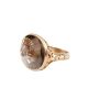 Pomellato Rose Gold Arabesque 10ct Smokey Quartz Cocktail Ring, Size 8 US / 57