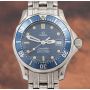 OMEGA Seamaster 300 2583.80 28mm Stainless Steel Blue Dial Ladies Watch