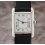 Cartier Must de Tank 6057002 .925 Silver Ladies Quartz Watch 