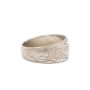 NW Coast BENITA WADHAMS 1998 sterling silver WOLF MOON  ring Size-7