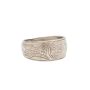 NW Coast BENITA WADHAMS 1998 sterling silver WOLF MOON  ring Size-7
