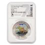 2022 Cook Islands US Animal Series Iowa Bullfrog MS70 NGC Coin Seven K Prooflike