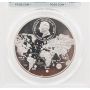 2024 Cook Islands Beauty World OZ 999 Silver Coin Rotorua Hot Springs PCGS MS70