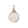 1991 Canada 1/10 oz Platinum Maple Leaf in 14K Gold Bezel 1.9g Total