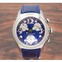 Corum Bubble Chronograph 396.250.20 Quartz Blue Mens Stainless Watch