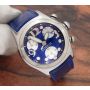 Corum Bubble Chronograph 396.250.20 Quartz Blue Mens Stainless Watch