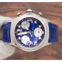 Corum Bubble Chronograph 396.250.20 Quartz Blue Mens Stainless Watch