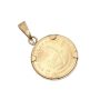 1990 South Africa 1/10 oz Gold Krugerrand – Set in Solid 9K Yellow Gold Bezel – 4.046g Total