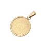 1990 South Africa 1/10 oz Gold Krugerrand – Set in Solid 9K Yellow Gold Bezel – 4.046g Total