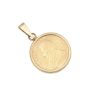 1990 South Africa 1/10 oz Gold Krugerrand – Set in Solid 9K Yellow Gold Bezel – 4.046g Total