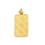 5 Gram Credit Suisse .9999 Fine Gold Bar Set in Solid 14K Yellow Gold Bezel