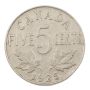1925 Canada 5 cents VG 