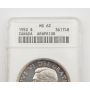 1950 Arnprior Canada silver $1 dollar ANACS MS62